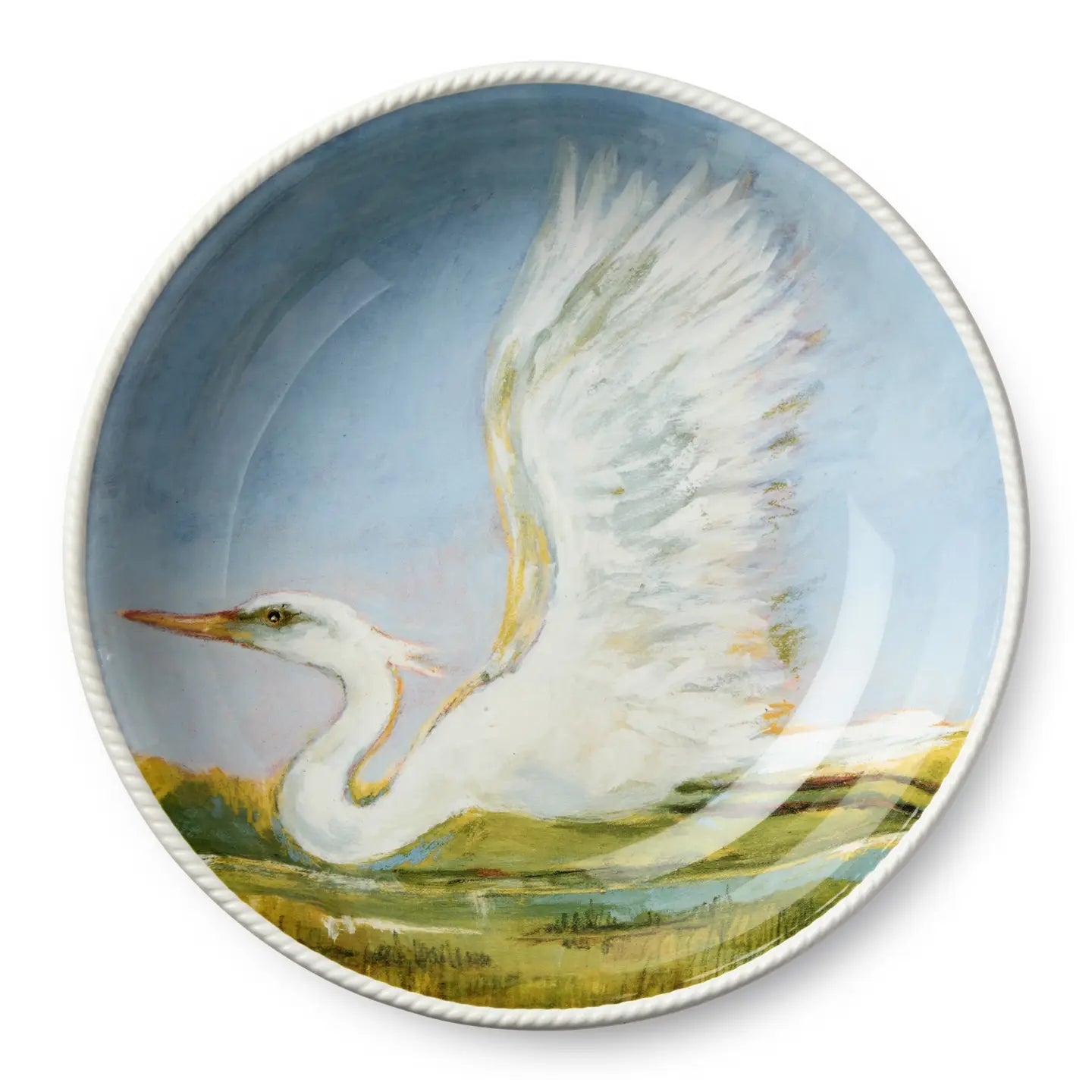 Coastal Birds Serving Bowl