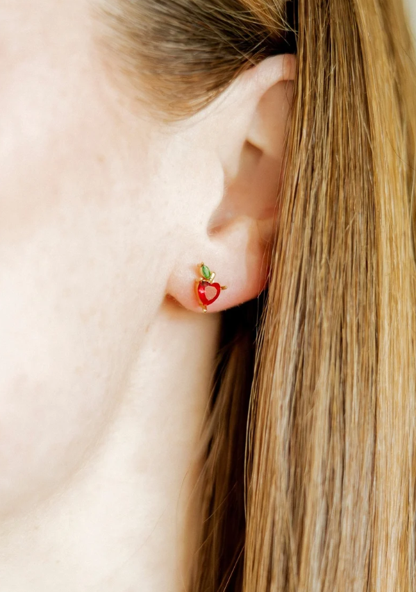 Linny Co. Apple Studs