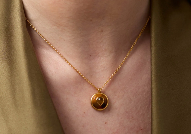 Julie Vos Carnaby Delicate Necklace Tortiseshell