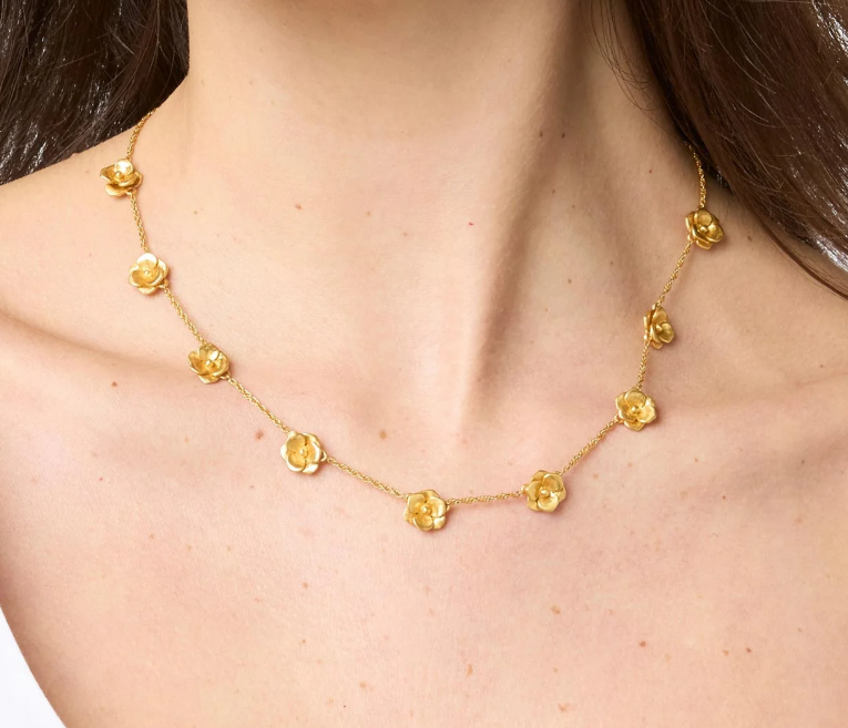 Julie Vos Bloom Delicate Necklace