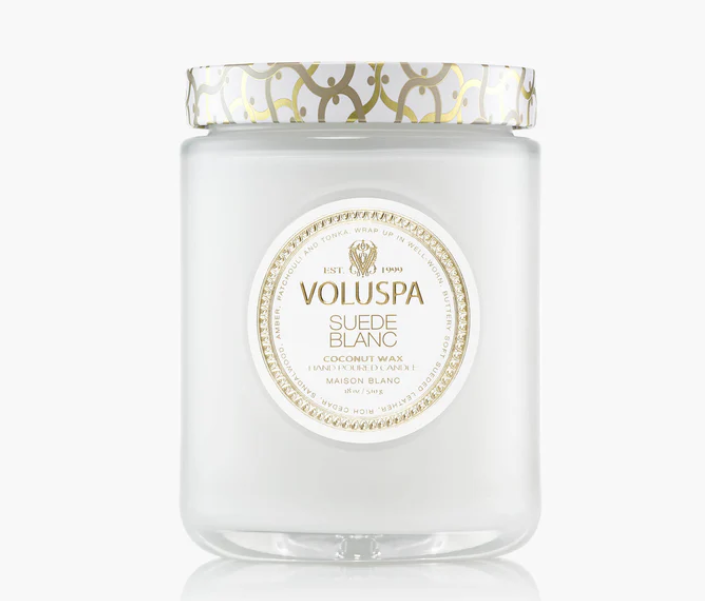 Suede Blanc Large Jar