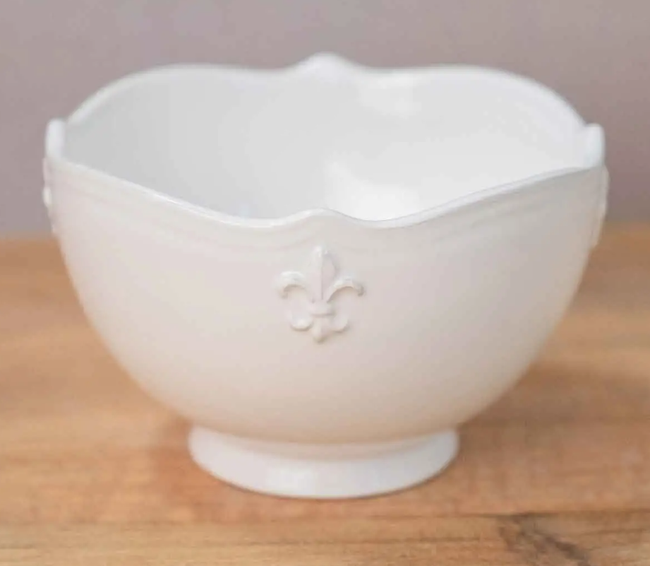 Royal Standard Lafleur Bowl White 5"