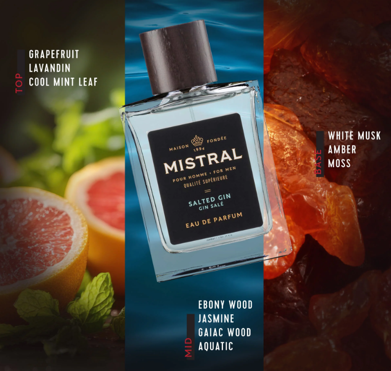 Mistral Cologne Salted Gin