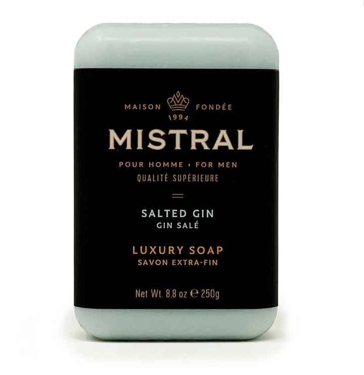 Mistral Bar Soap Salted Gin