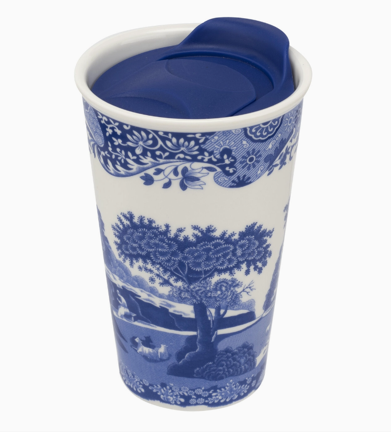 Spode Blue Italian Travel Mug