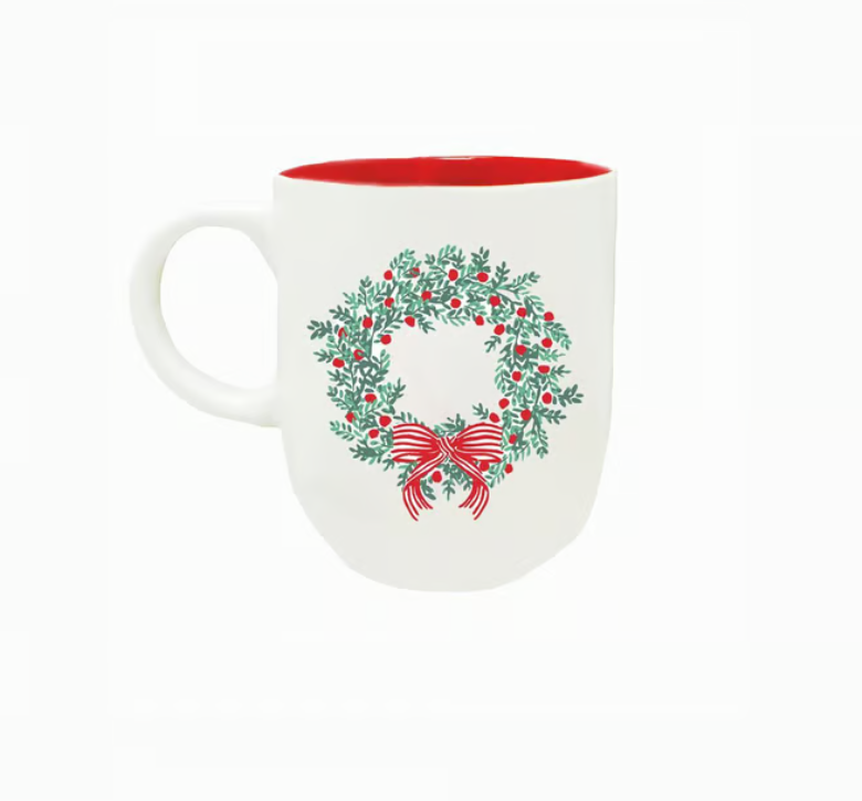 Mary Square Wreath & Ribbon Mug