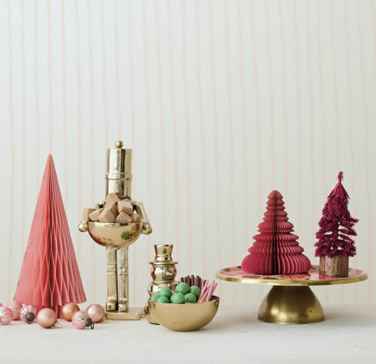 Gold Nutcracker Holding Bowl