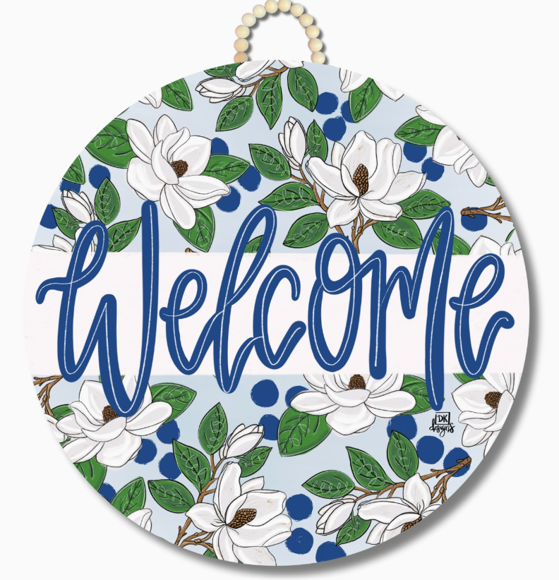 Magnolia Welcome Door Hanger