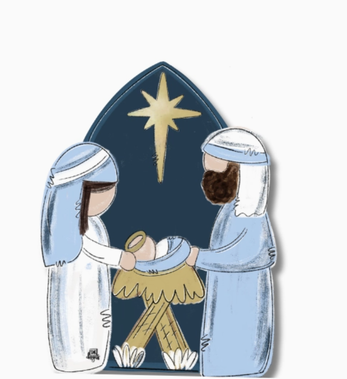 DK Design Nativity Wreath Mini