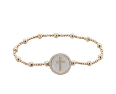 Versible Tap to Pray Beaded Bracelet- Everlasting
