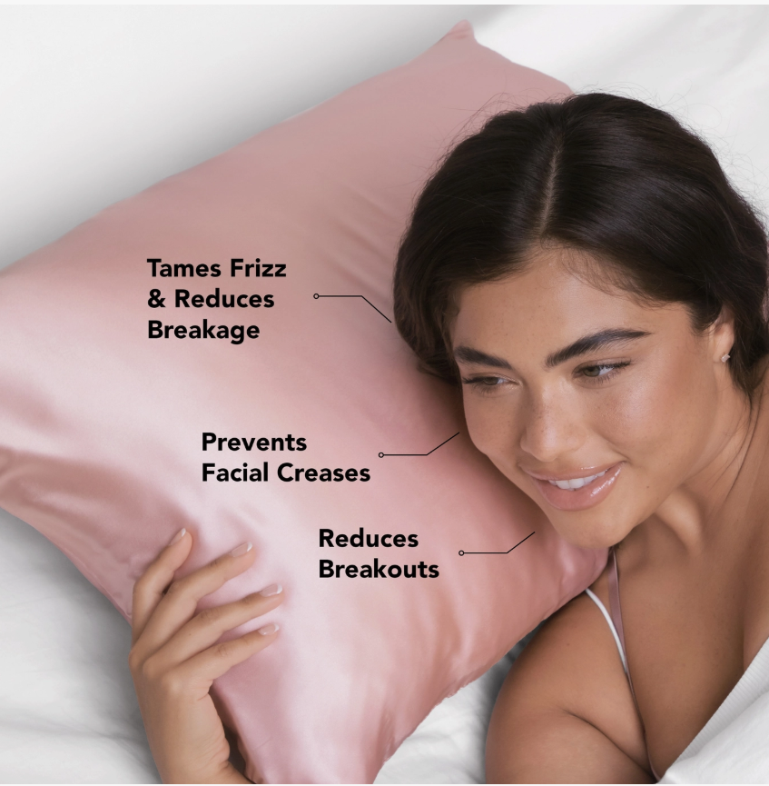 Kitsch Satin Pillowcase Standard - Blush