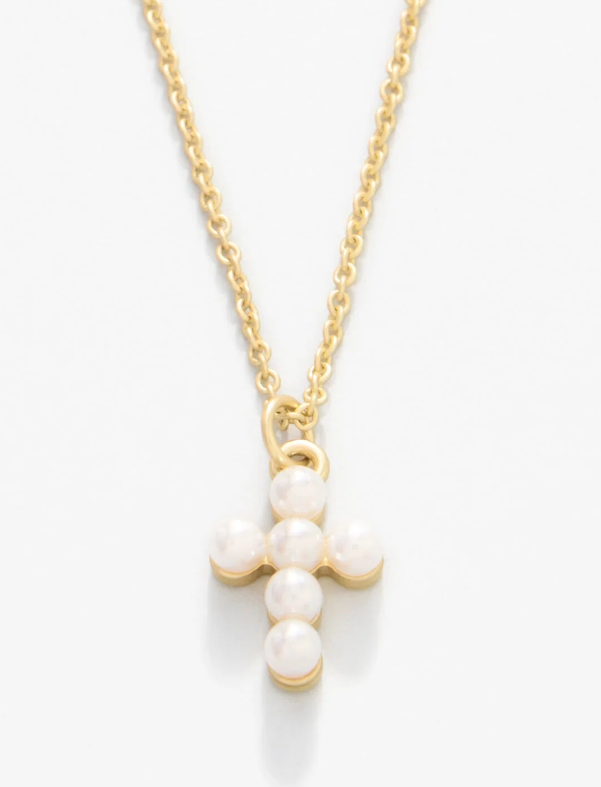 Spartina Sea La Vie Faith Pearl Necklace