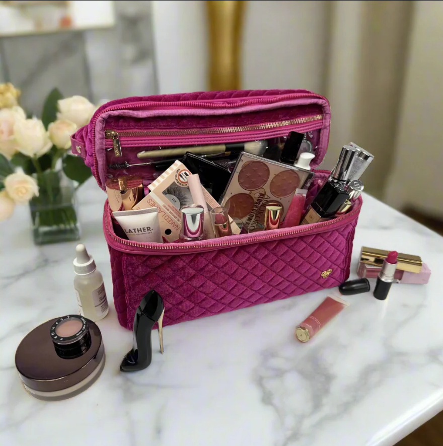 PurseN Stylist Bag Pink Velvet