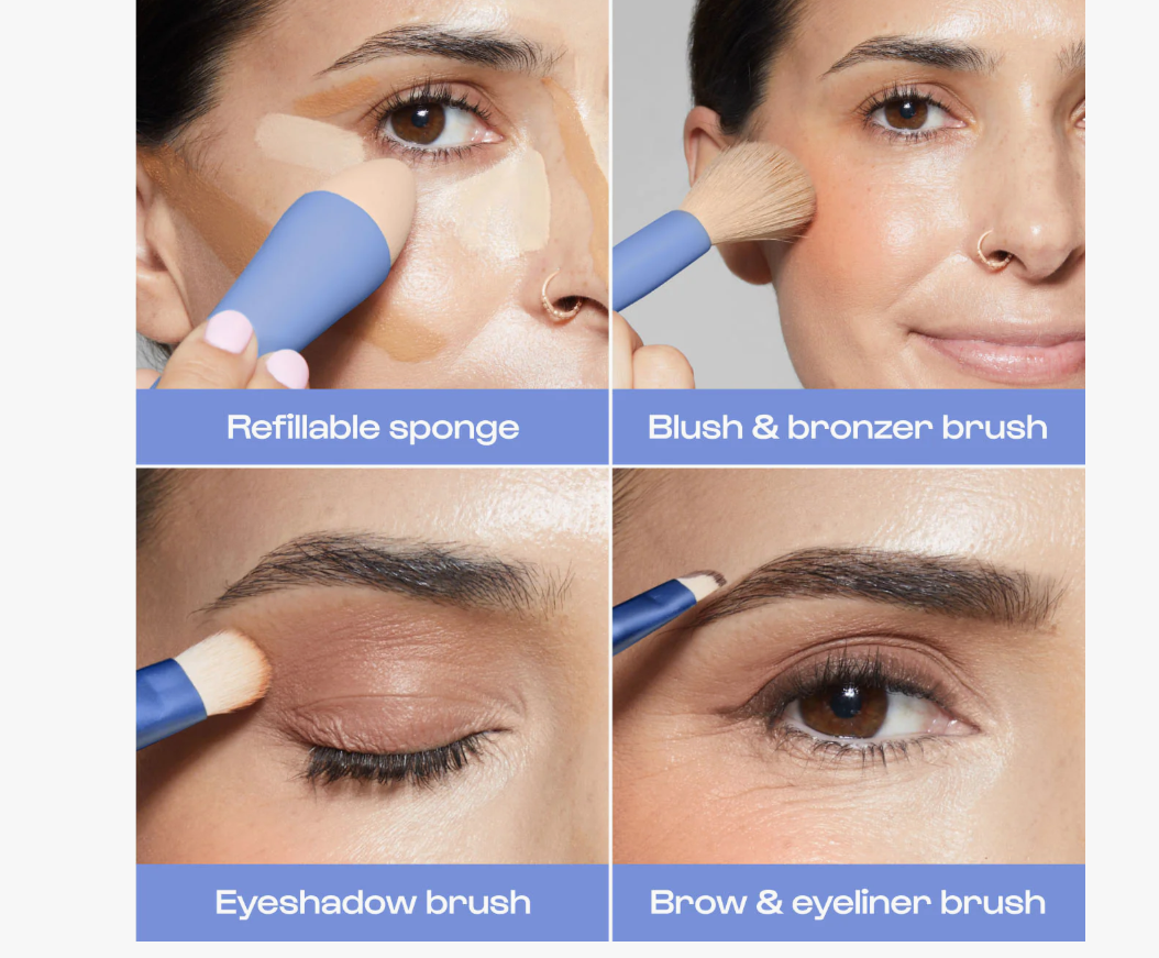 Multi-Tasker - 4-in-1 Makeup Brushes