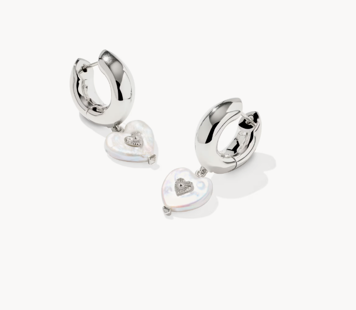 Kendra Scott Sasha Heart Huggie Earrings