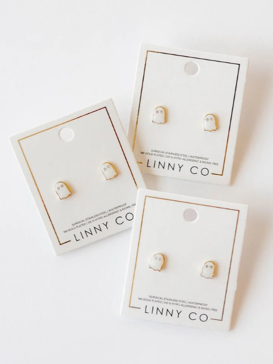 Linny Co Ghost Earring Studs