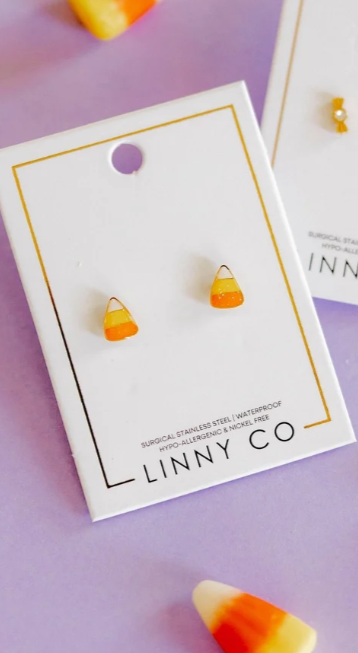 Linny Co Candy Corn Stud