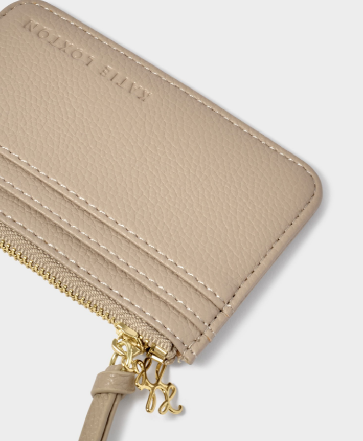 Katie Loxton Card Holder Gift Set- Light Taupe