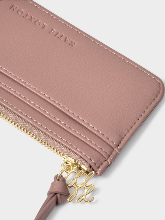 Katie Loxton Boxed Card Holder Gift Set- Deep Rose