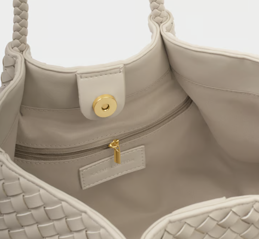 Katie Loxton Nova Small Shoulder Tote- Oyster