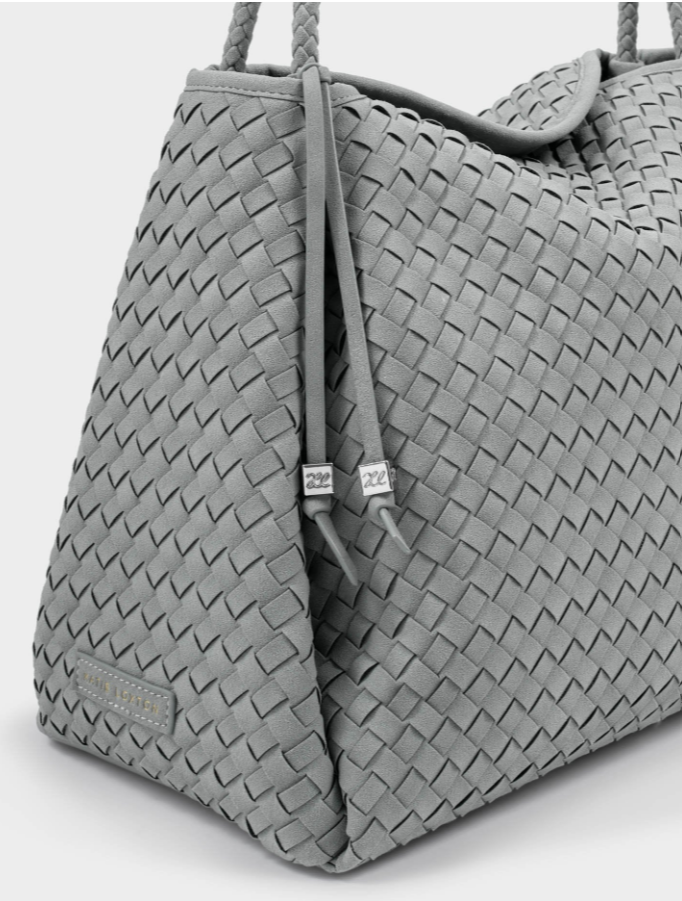 Katie Loxton Nova Large Shoulder Bag- Fossil Grey