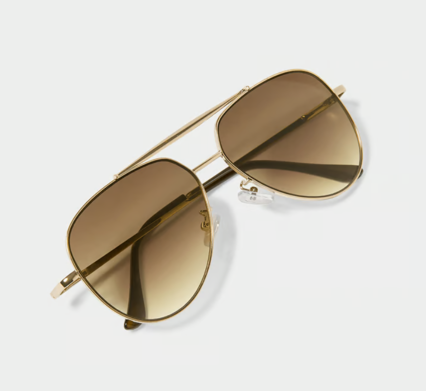 Katie Loxton Bali Sunglasses Gold Metal