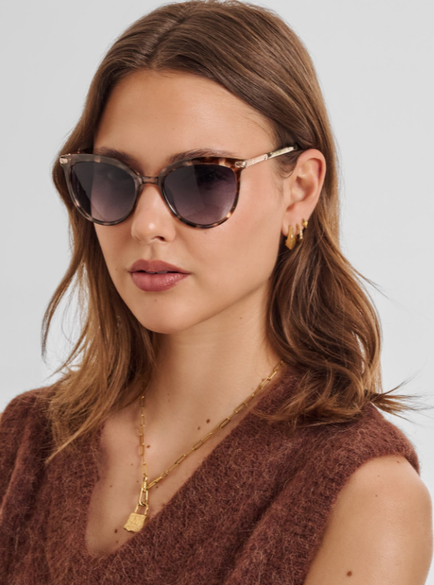 Katie Loxton Ravello Sunglasses- Light Tortoiseshell