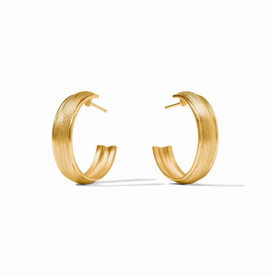 Julie Vos Cobblestone Hoop Earring