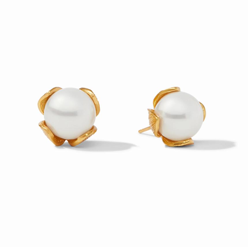 Julie Vos Penelope Pearl Stud Earrings
