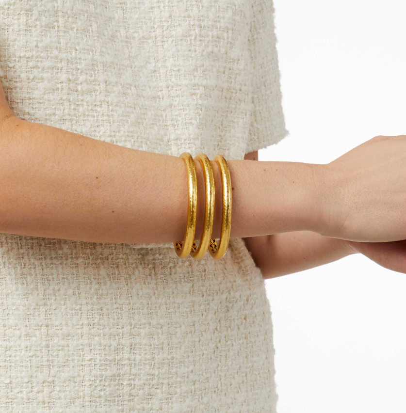 Julie Vos Havana Gold Bangle
