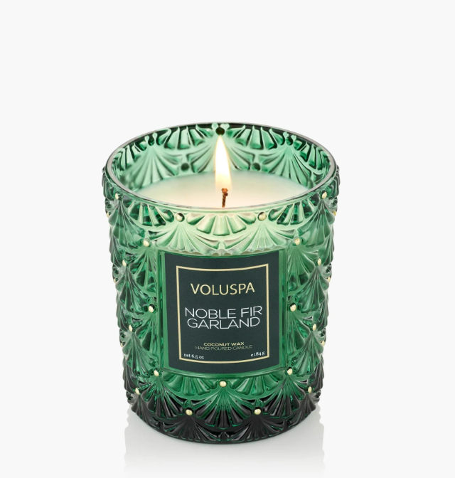 Voluspa Noble Fir Classic Boxed Candle