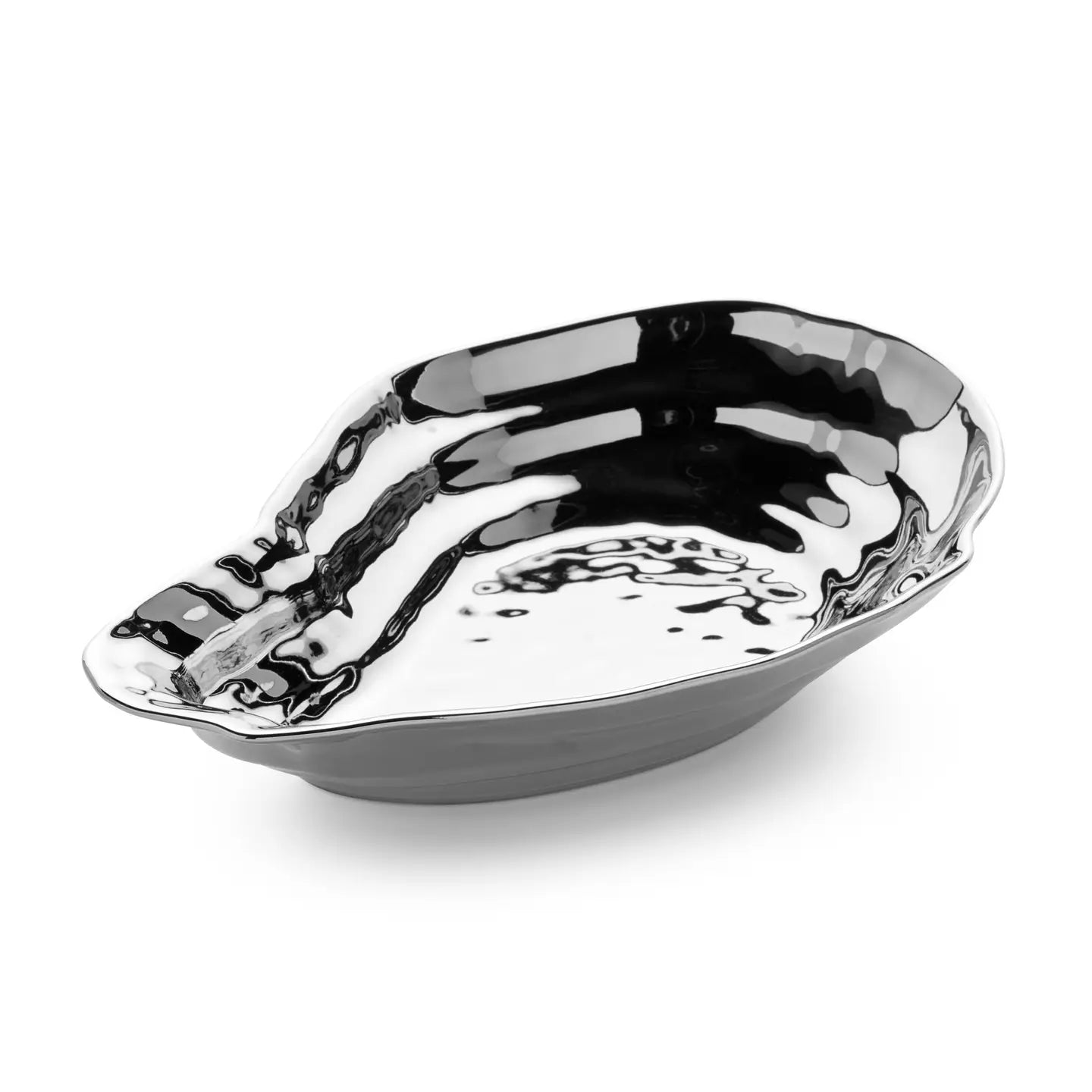 Silver Plated Oyster Serving Bowl