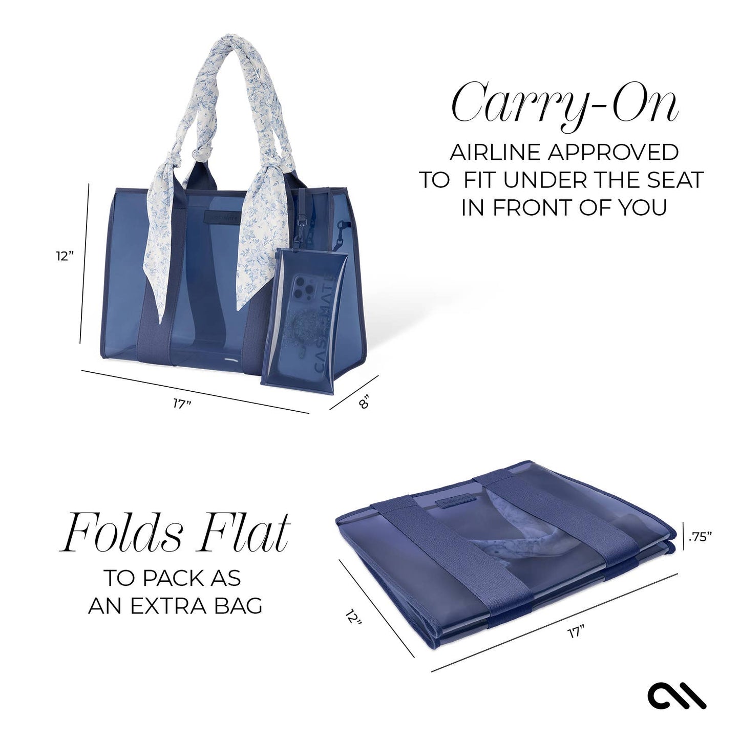 Something Navy Twilly Jelly Tote Bag