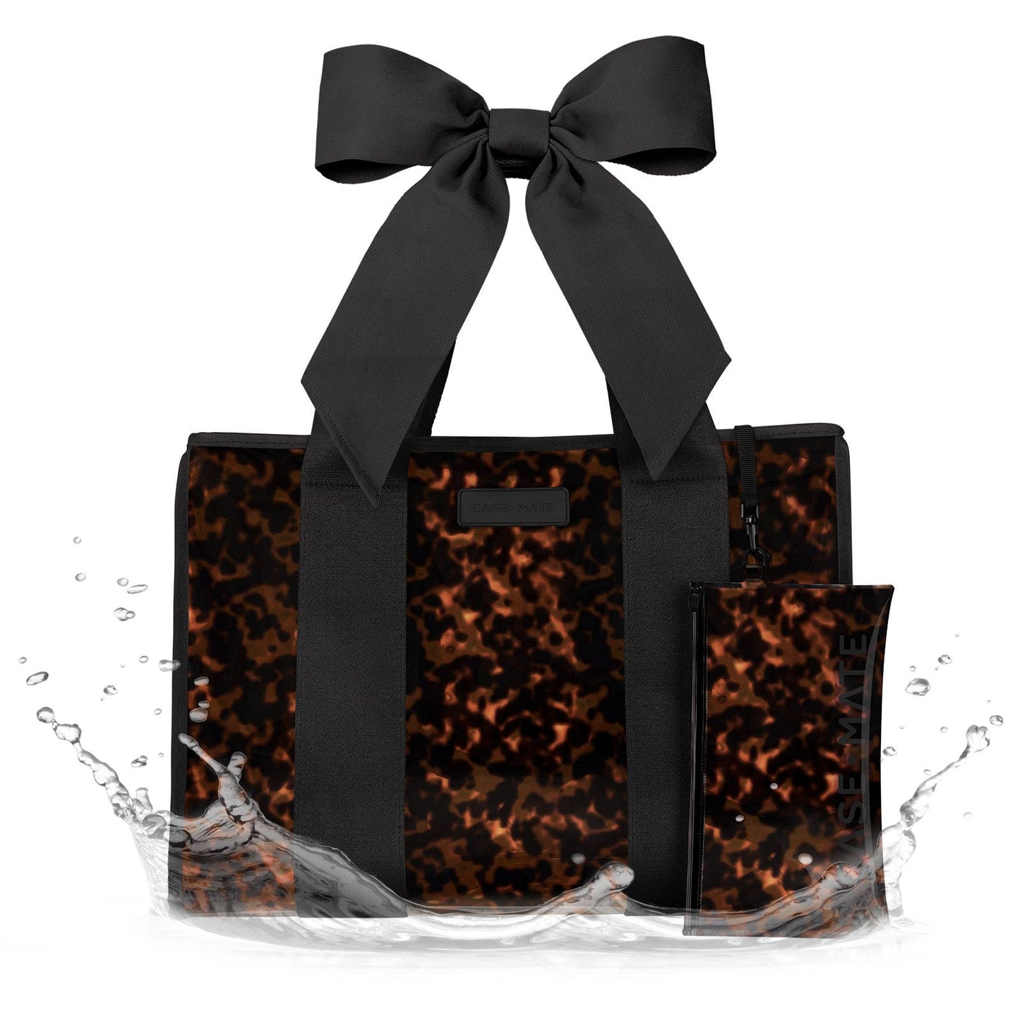 Tortoiseshell Bow Jelly Tote Bag