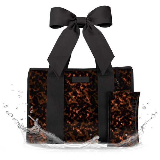 Tortoiseshell Bow Jelly Tote Bag