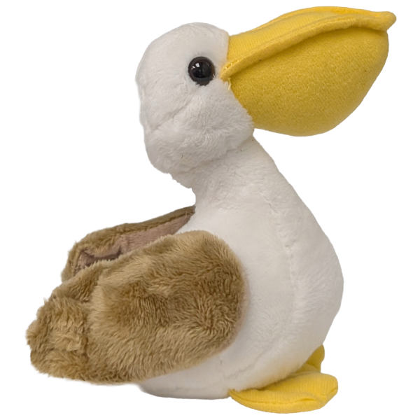 Swoops the Canned Pelican Stuffed Animal