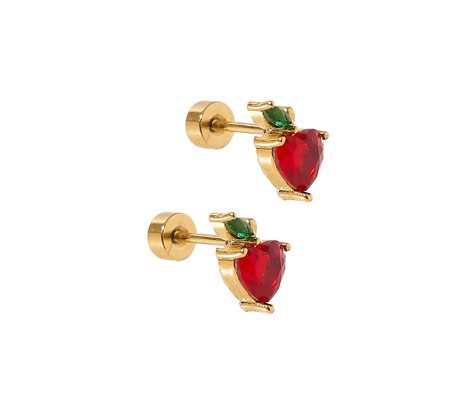 Linny Co. Apple Studs