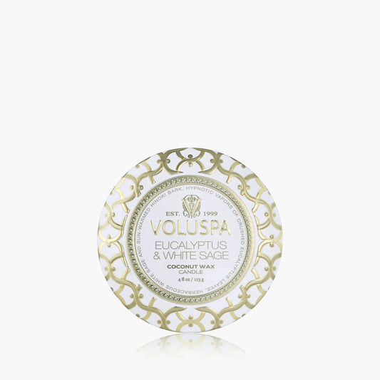 Eucalyptus & White Sage Mini Tin Candle