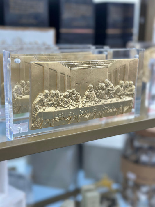 The Last Supper Intaglio on Acrylic Frame