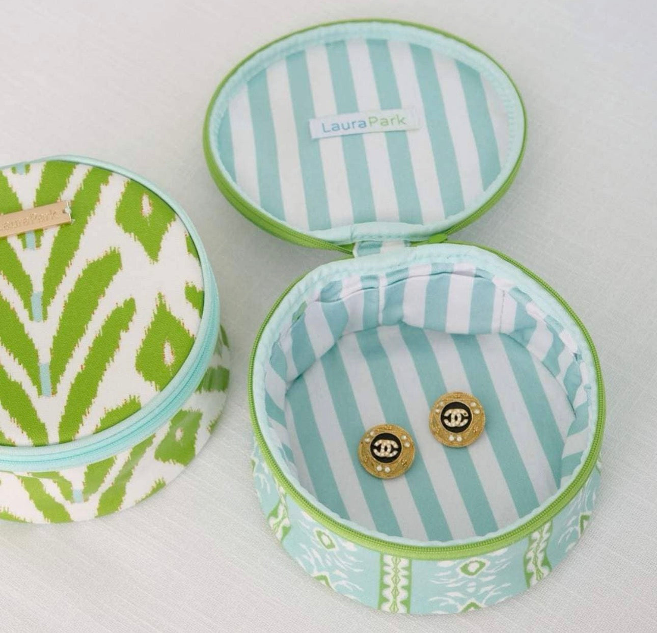 Laura Park Rosemary Stripe Jewelry Case