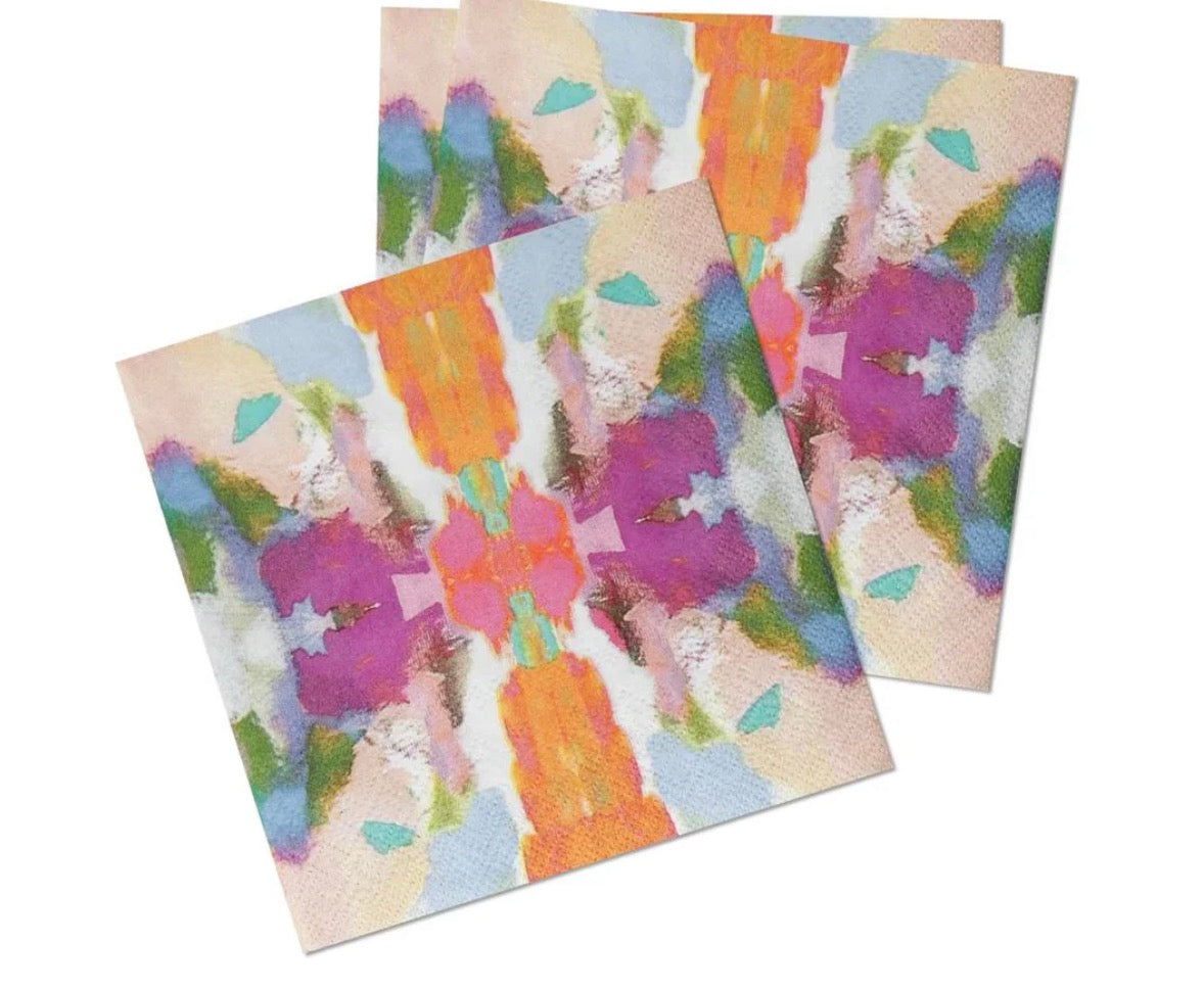 Laura Park Begonia Cocktail Napkins