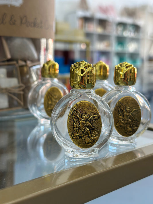Mini Holy Water Bottle- St. Michael
