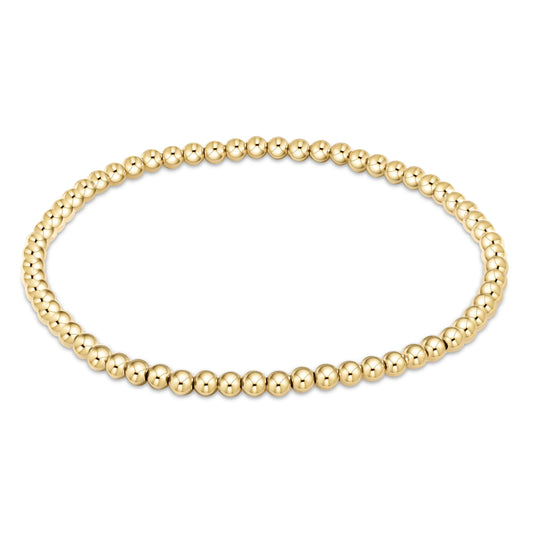 Extends Classic Gold 3mm Bracelet