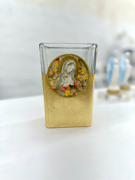 Mother Mary Floral Vase