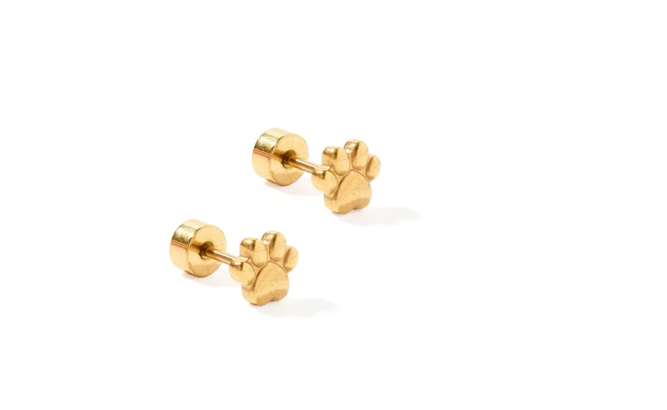 Linny Co. Paw Print Stud