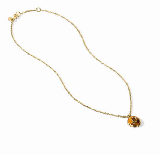 Julie Vos Carnaby Delicate Necklace Tortiseshell
