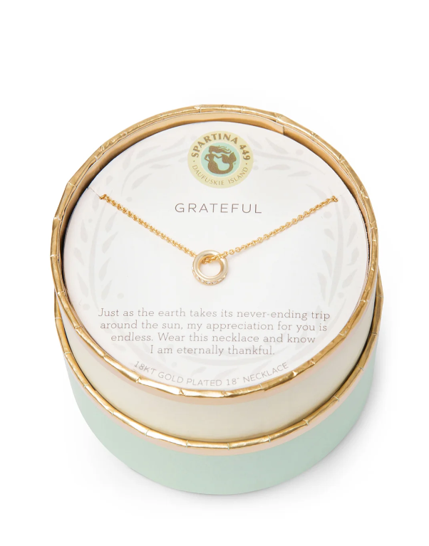Spartina Sea La Vie Grateful Necklace