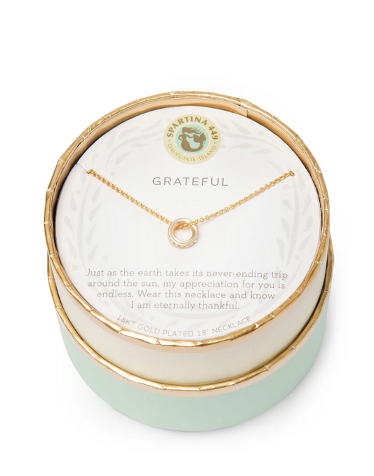 Spartina Sea La Vie Grateful Necklace