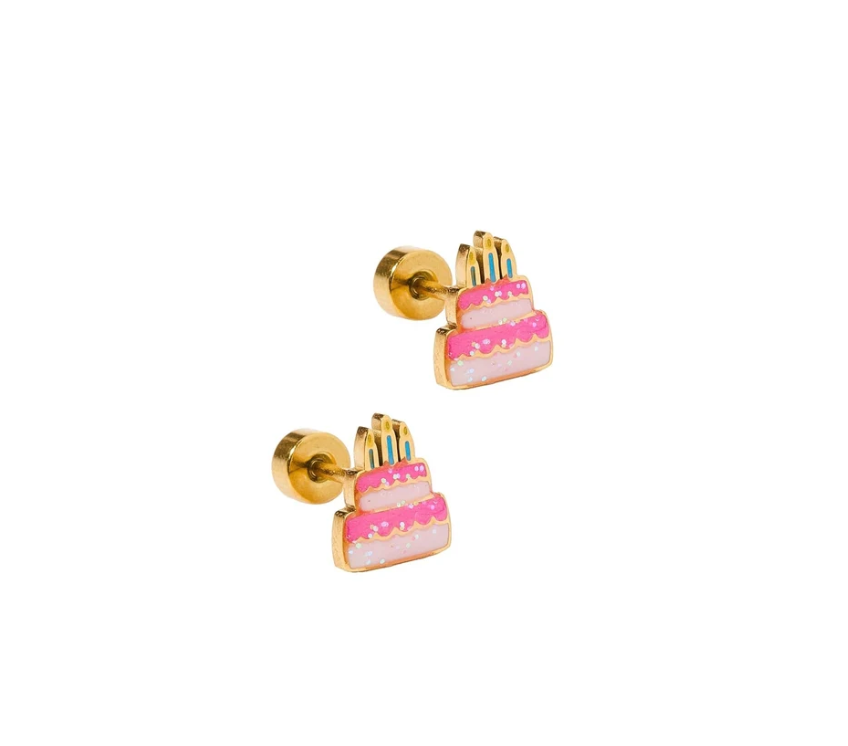 Linny Co. Birthday Cake Studs