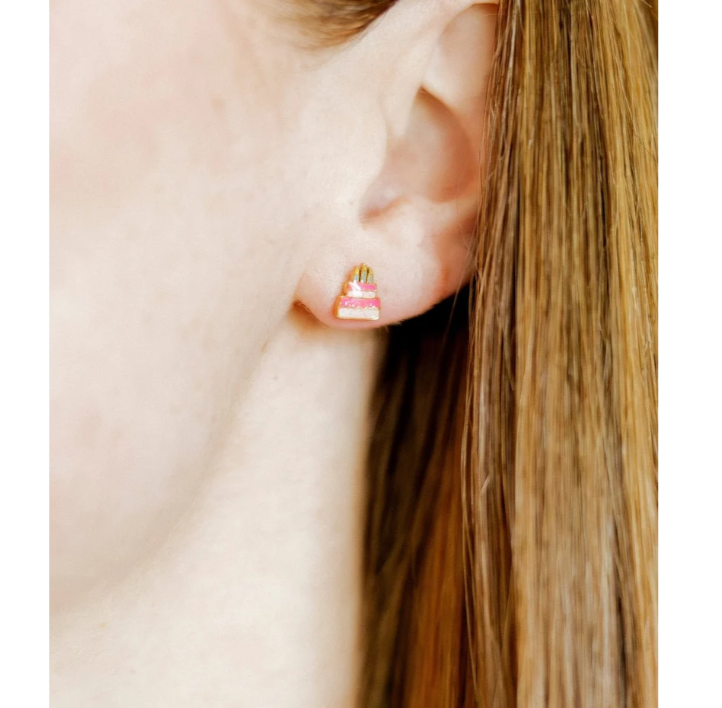 Linny Co. Birthday Cake Studs
